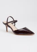 Dune London Classical slingback van leer