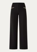 NIKKIE Lawrence high waist straight fit pantalon met steekzakken