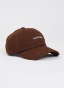 Jacquemus La Casquette Gadjo pet van canvas met logo