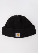 Carhartt WIP Prentis muts van teddy met logo
