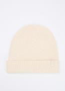 Barts Kirinda ribgebreide muts in wolblend