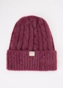 Barts Tangalle ribgebreide muts met logo