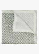 Reiss Ottavio pochet van zijde met grafische print