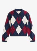 Tommy Hilfiger Fijngebreide trui met ruitdessin