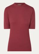 Modström Krown T-shirt met ribstructuur