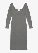 Calvin Klein Midi jurk met ronde hals