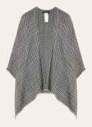 MaxMara Ognuno cape van wol met ruitdessin