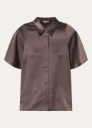 Fifth House Joline blouse met glanzende finish