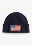 Ralph Lauren Grofgebreide muts in wolblend