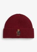 Ralph Lauren Ribgebreide muts met logoborduring