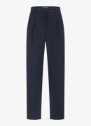 Studio Anneloes Scout mid waist wide fit pantalon van travelstof met s...