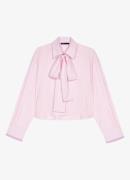 Maje Blouse met kraag en strikdetail