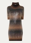 Liu Jo Abito mini jurk met pailletten en col