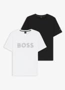 BOSS T-shirt met logoprint in 2-pack