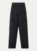 American Vintage Tysco high waist straight fit cargobroek met steekzak...