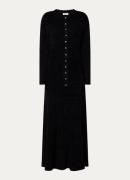 Sandro Maxi jurk met structuur