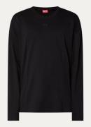 Diesel T-Boxt longsleeve met logoborduring