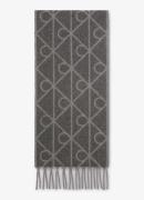 Calvin Klein Sjaal in wolblend met logoprint