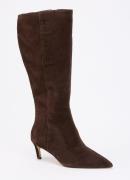 Dune London Wide Fit Smoothly laars van leer