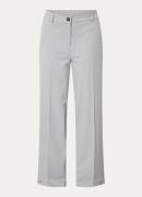 OPUS Maiga high waist straight fit pantalon met steekzakken