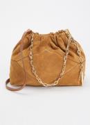 ba&sh Crossbodytas van suède