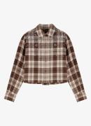 Maje Blouse met ruitdessin en strass