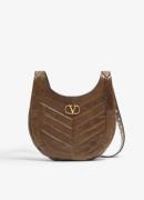 Valentino Garavani Hoboho Small schoudertas van lamsleer