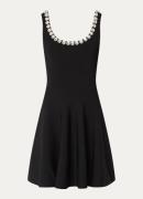 Sandro Mini jurk met strass en plooidetail