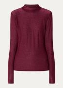 Summum Top met lurex en col