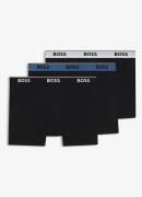 BOSS Boxershorts met logoband in 3-pack
