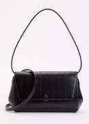 KAAI Ikon clutch van kalfsleer met verstelbare schouderriem