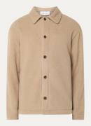 Les Deux Jermaine regular fit overshirt in wolblend