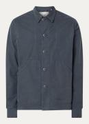 forét Berry comfort fit overshirt met steekzakken