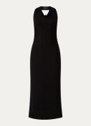 Bruuns Bazaar ComfreyBBVioletta maxi jurk met lurex en watervalhals