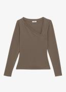 Reiss Fecility top met asymmetrische hals