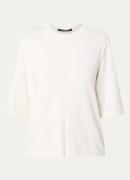 Bruuns Bazaar AnemoneBBGliandra fijngebreide top met siernaad