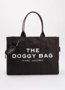 Marc Jacobs The Doggy Bag handtas van canvas met sleuteletui