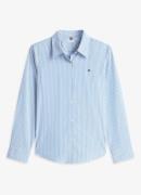 Tommy Hilfiger Blouse met streepprint en logo