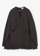 Reiss Cassidy mini jurk met cape en kettingdetail
