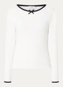 L.K.Bennett Trim top met strikdetail
