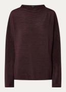 OPUS Saglanz top met ribstructuur