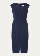 L.K.Bennett Audrey midi jurk met split en V-hals