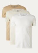 Ralph Lauren T-shirt met logoborduring in 3-pack