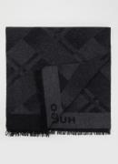 HUGO Sjaal met print 180 x 45 cm