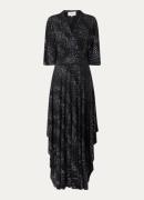 ba&sh Tresor maxi jurk met strass en V-hals