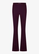 Studio Anneloes Flair mid waist flared broek van travelstof