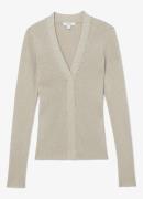 Reiss Lula ribgebreide top met lurex