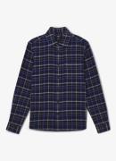 Reiss Sam regular fit overhemd in wolblend met borstzak