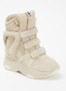 Isabel Marant Balskee sneakerwedge van suède