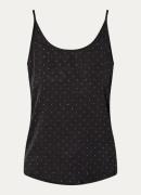 ba&sh Digue spaghettitop met strass